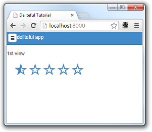 Initial Deliteful Application